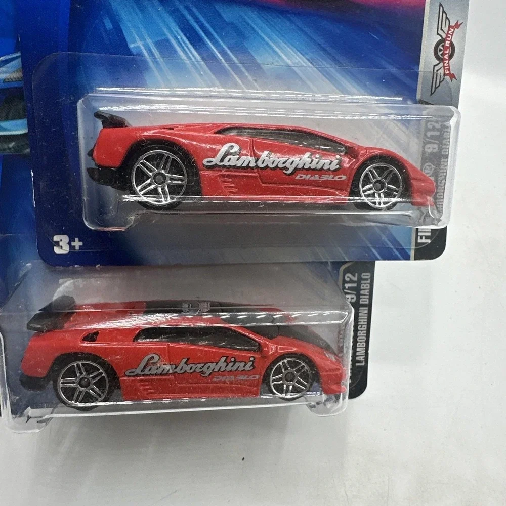 Hot Wheels #203 Final‎ Run 9/12 Lamborghini Diablo Red Set Of 2- 2005